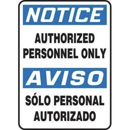 Accuform BILINGUAL OSHA NOTICE Safety Sign SBMADC802XT SBMADC802XT